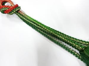 未使用品　正絹　手組帯締め（長尺）